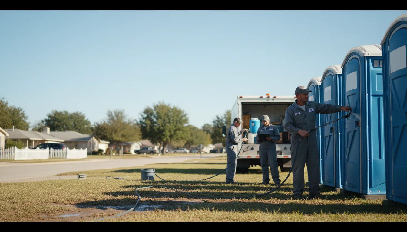 Long-Term Portable Toilet Rental in Hemphill, TX near me